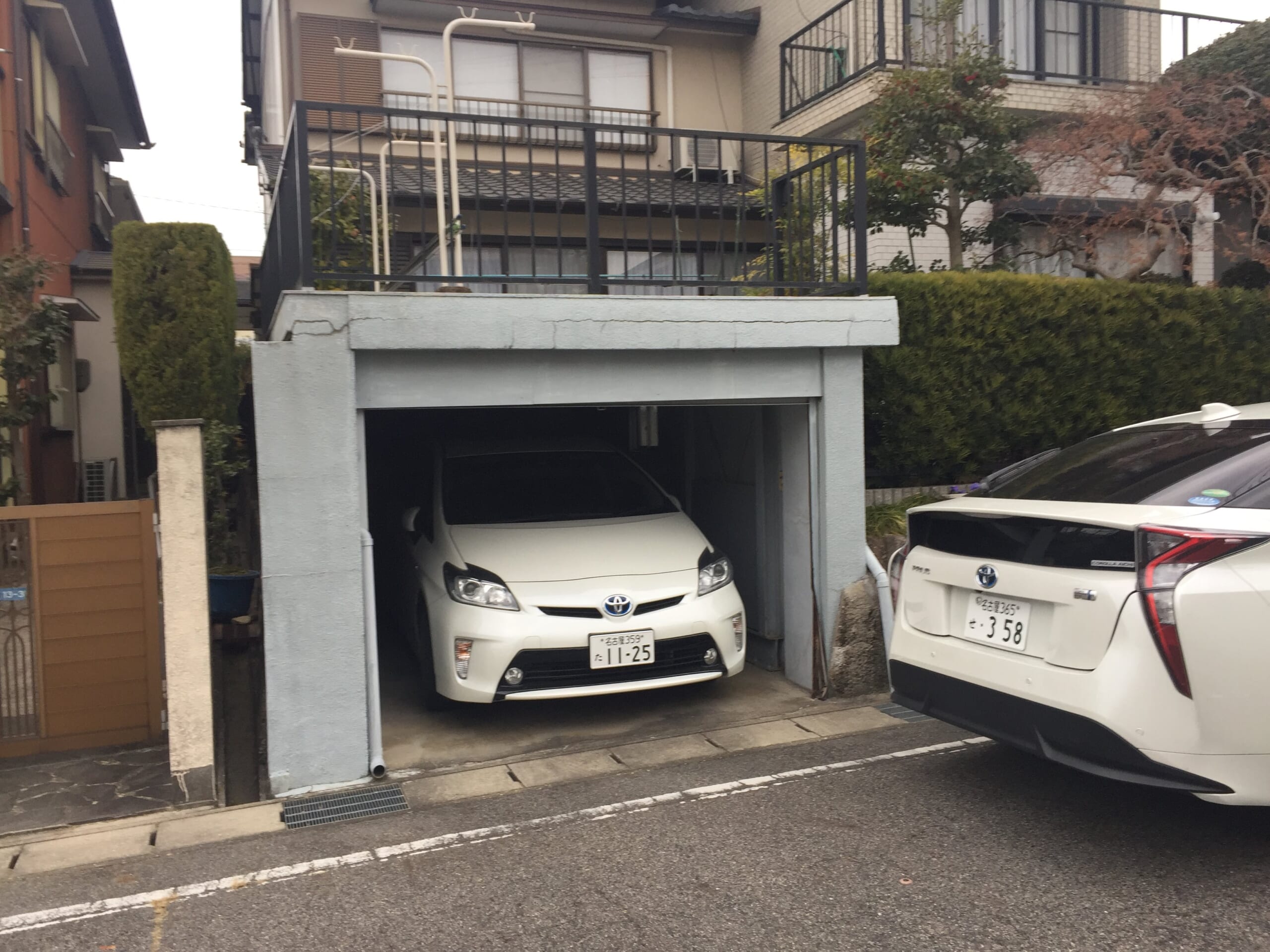 駐車場拡張工事　東郷町